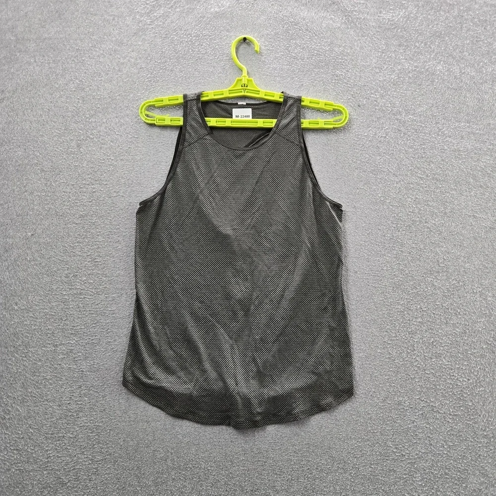 Lululemon Women Tank Top 4 Gray Open Up Sleeveless‎
